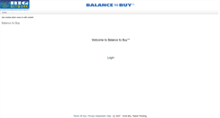 Desktop Screenshot of btbonline.balancetobuy.com