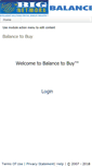 Mobile Screenshot of btbonline.balancetobuy.com