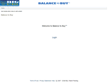 Tablet Screenshot of btbonline.balancetobuy.com